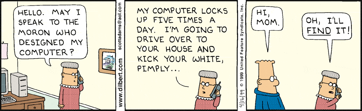 Dilbert Cartoon
